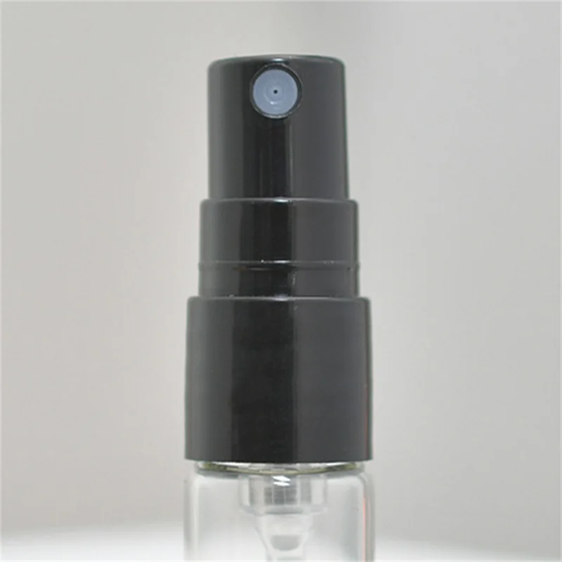 5/10/50/100/200 szt. 1ML Czarna Butelka Wielokrotnego Użytku Przenośna Szklana Butelka z Rozpylaczem Bezpośredniego Dociągania Dozownik Próbek Drobny Rozpylacz Perfum