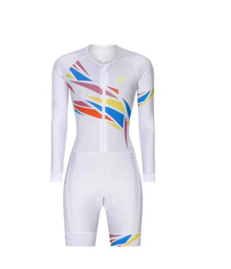 NEW 2022 ENCYMO Skin Suit One Piece Tights Clothing Cycling Triathlon Skinsuit Sets Maillot Ropa Ciclismo Gel MTB Bicycle Jersey