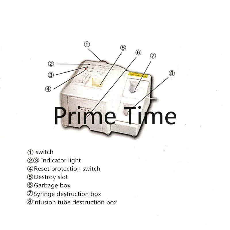 Disposable Syringe Needle Destroyer Disposable Insulin/Acupuncture/Dental Needle Destroyer 0.3mm-1.5mm 220V