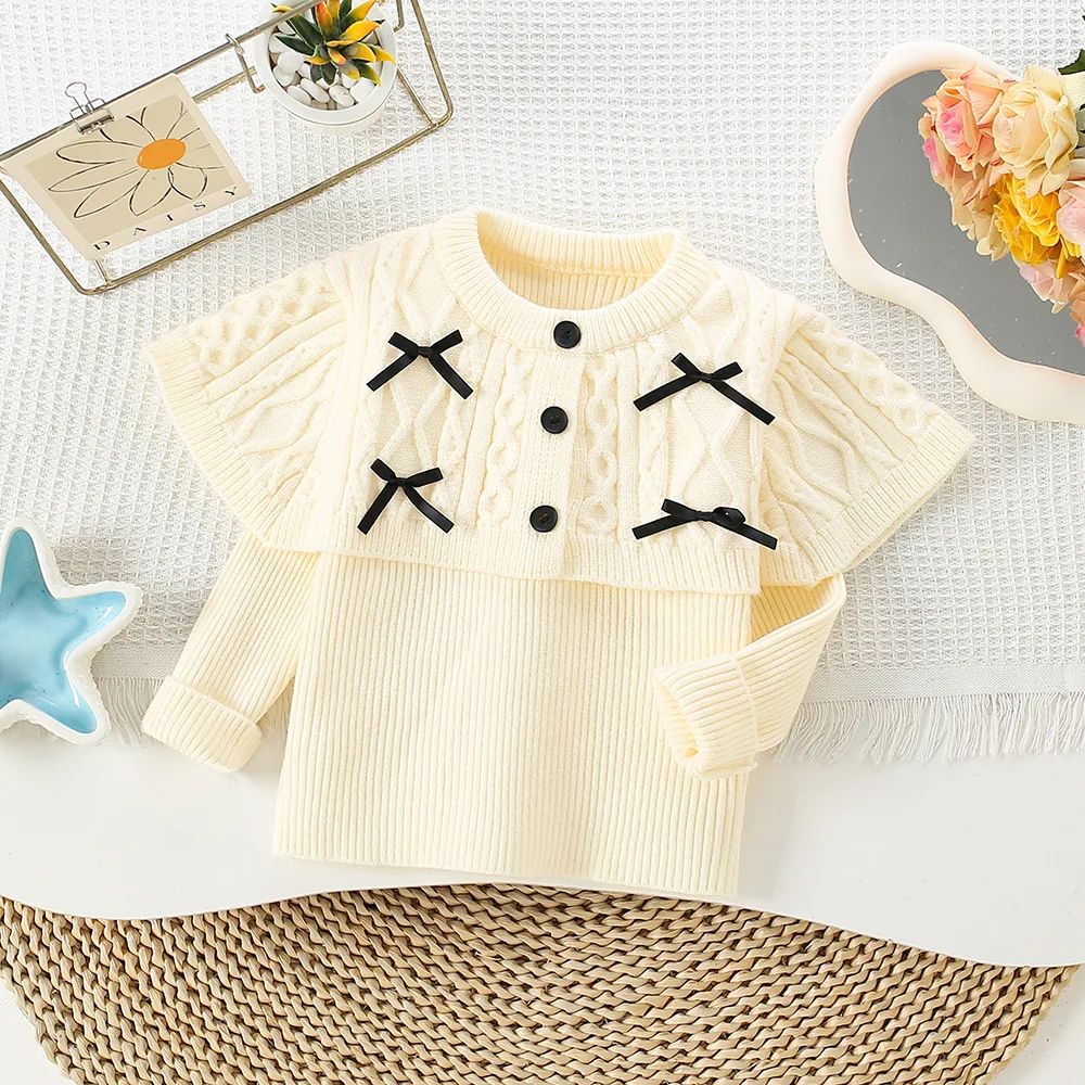 Winter Kids Knitwear, Versatile Sweater Toddler Boy Girl, Baby Clothes Cute Essential