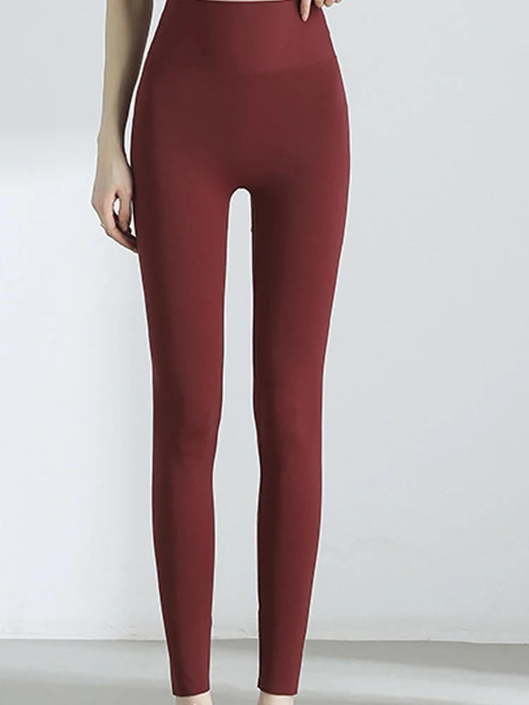 New 2025 arkskin Yoga Pants High Waist Ice Silk Thin Fitn Trousers Summer Wear Butt Lifting Abdomen a een Color