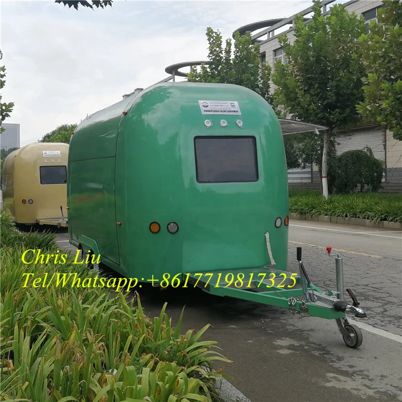 Reboque móvel de comida rápida, cachorro-quente, café, bar, bolha, chá, caminhão de comida, quiosque móvel de venda de cozinha