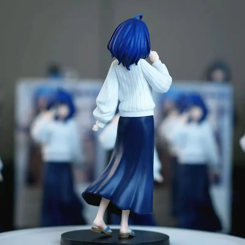 ฟิกเกอร์อนิเมะ ยานามิ อันนา โมเดล PVC ผมสีฟ้า ตุ๊กตาสะสมสาวน่ารัก ของเล่นสำหรับเด็กผู้หญิง ฟิกเกอร์แอคชั่น ของขวัญคริสต์มาส