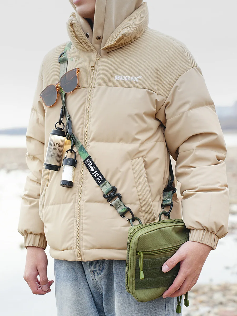 Homefish Schnellverschluss Verstellbarer Umhängetaschengurt Multifunktional mit Aufhängering Outdoor Camping Schulterzubehör – Detail 5
