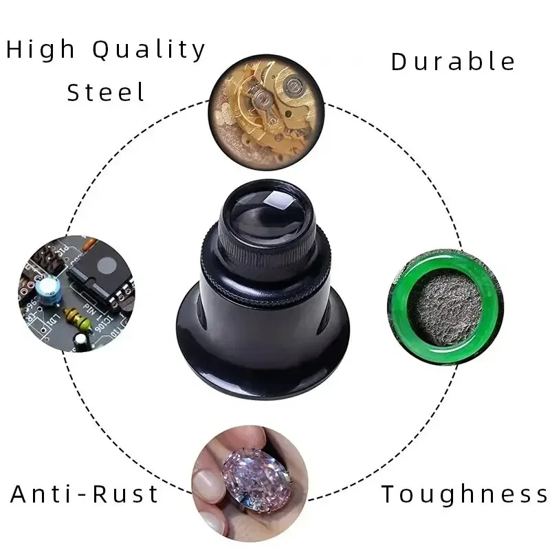 Watch Repair Tool Watch Repair 5 to 20 Times Magnifying Glas