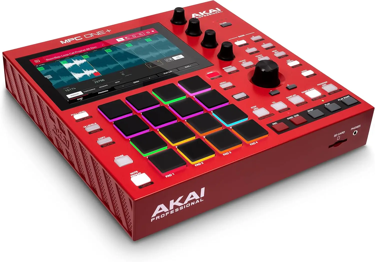 One+ Standalone Drum Machine, Beat Maker and MIDI Controller with WiFi, Bluetooth, Drum Pads, Synth Plug-i