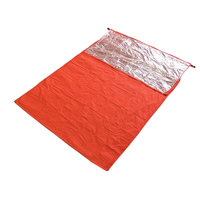 

Top-Double Emergency Sleeping Bags Camping Mountaineering Insulation Outdoor Adventure Rescue Blanket For Picnic Camping Hiking