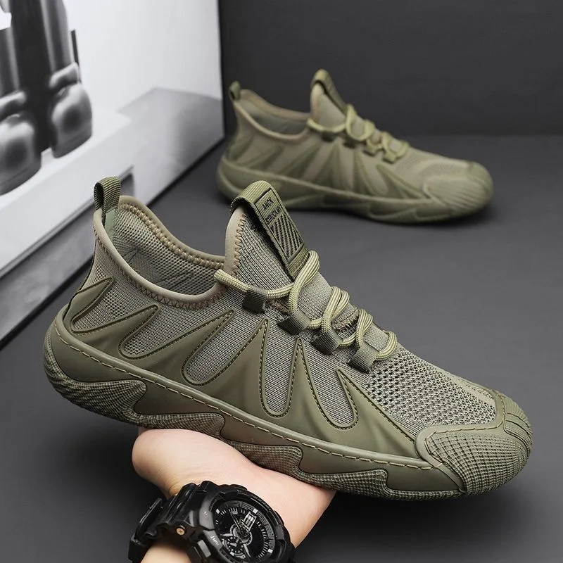 2024 Summer Breahable Men Shoes Casual Sneakers Lightweight Outdoor Shoes Mesh Non-slip Sole Mesh Walking Shoe Man Zapatos