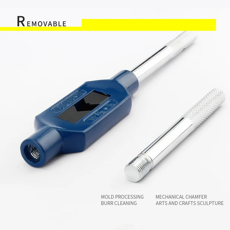 Adjustable Hand Tap Wrench Holder - High-Quality Zinc Alloy Build and Multi-Functional Applications for Tapping Threading Tools