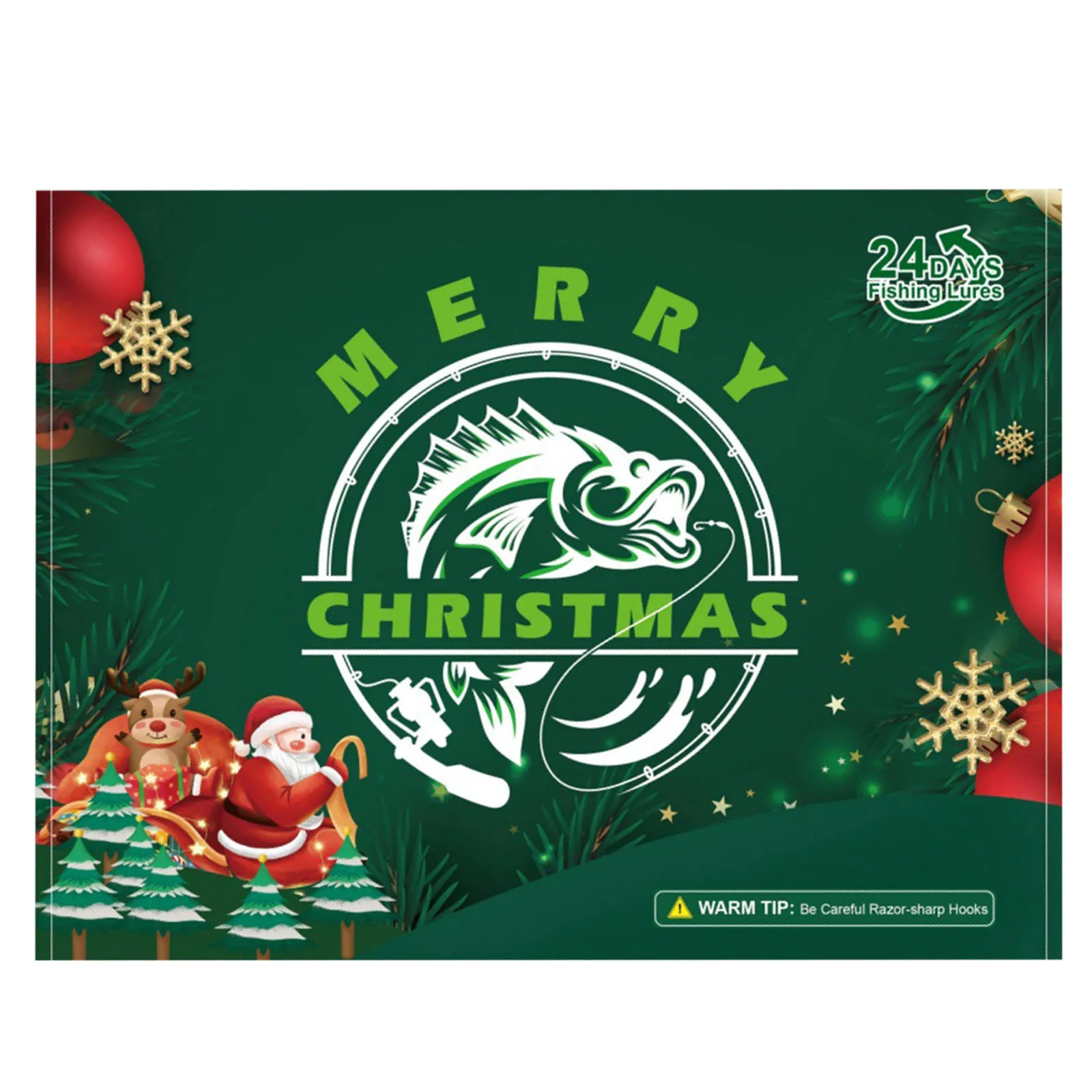 Kids Toothbrush Timer 2025 Fishing Advent Calendar For Men Adult Fishermen Teens And Children 24 Day Christmas 30 Minute Timer