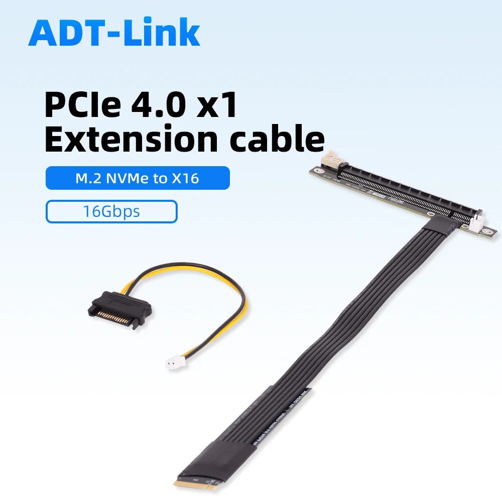 Riser M.2 NVMe naar PCI-E 3.0 / 4.0 x16 GPU-verlengkabel voor RTX3090 RX6800xt GTX RTX Mining NVIDIA AMD videokaartuitbreiding