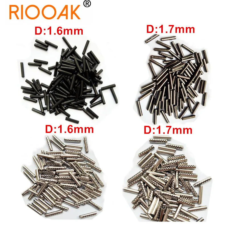 200/400/600/800/1000pcs Remote Control Key Blank Fixed Pin 1.6mm 1.7mm Car Key Pins for KD Xhorse Folding Remote Key Blade