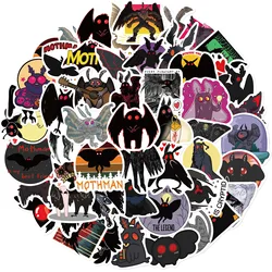 50Pcs Mothman Stickers, Cryptid Cartoon Aesthetics Vinyl Decals Waterproof Stickers for Helmet Laptop Phone Water Bottles