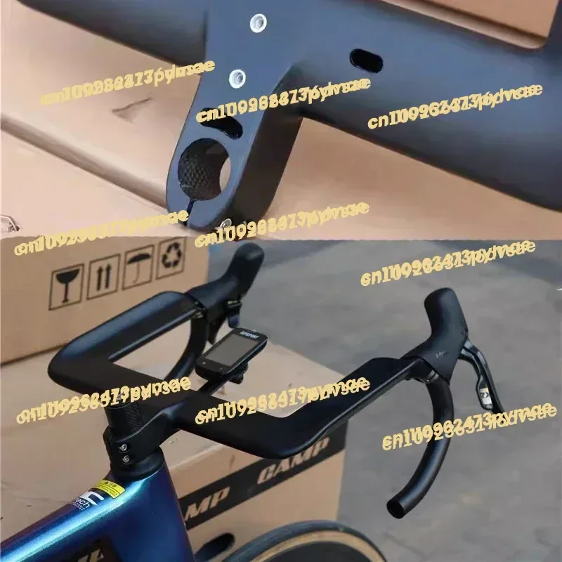 NEW carbon road handlebar Integrated Bicycle bar bar Ultralight rest bar TT Racing bike handlebar  UCI limited view 4