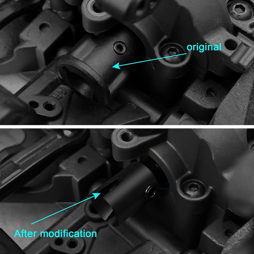 AXSPEED 2 uds copa de transmisión diferencial de acero para escala 1/10 Traxxas GT4-Tec 2,0 RC modelo de coche piezas de mejora