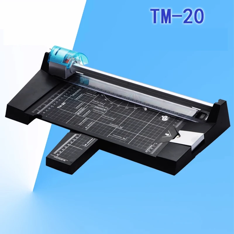 Paper Trimmer Linear TM-20 Double Sided Cutter Multifunctional Paper Cutter crop straight line dotted line wavy line Chamfer