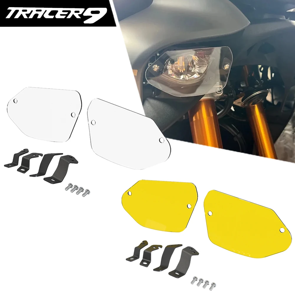 

Motorcycles Auxiliary Light Guard For Yamaha Tracer 900GT 9GT 2021-2024 Lower Headlight Spotlight Fog Lamp Protector Tracer 9 GT