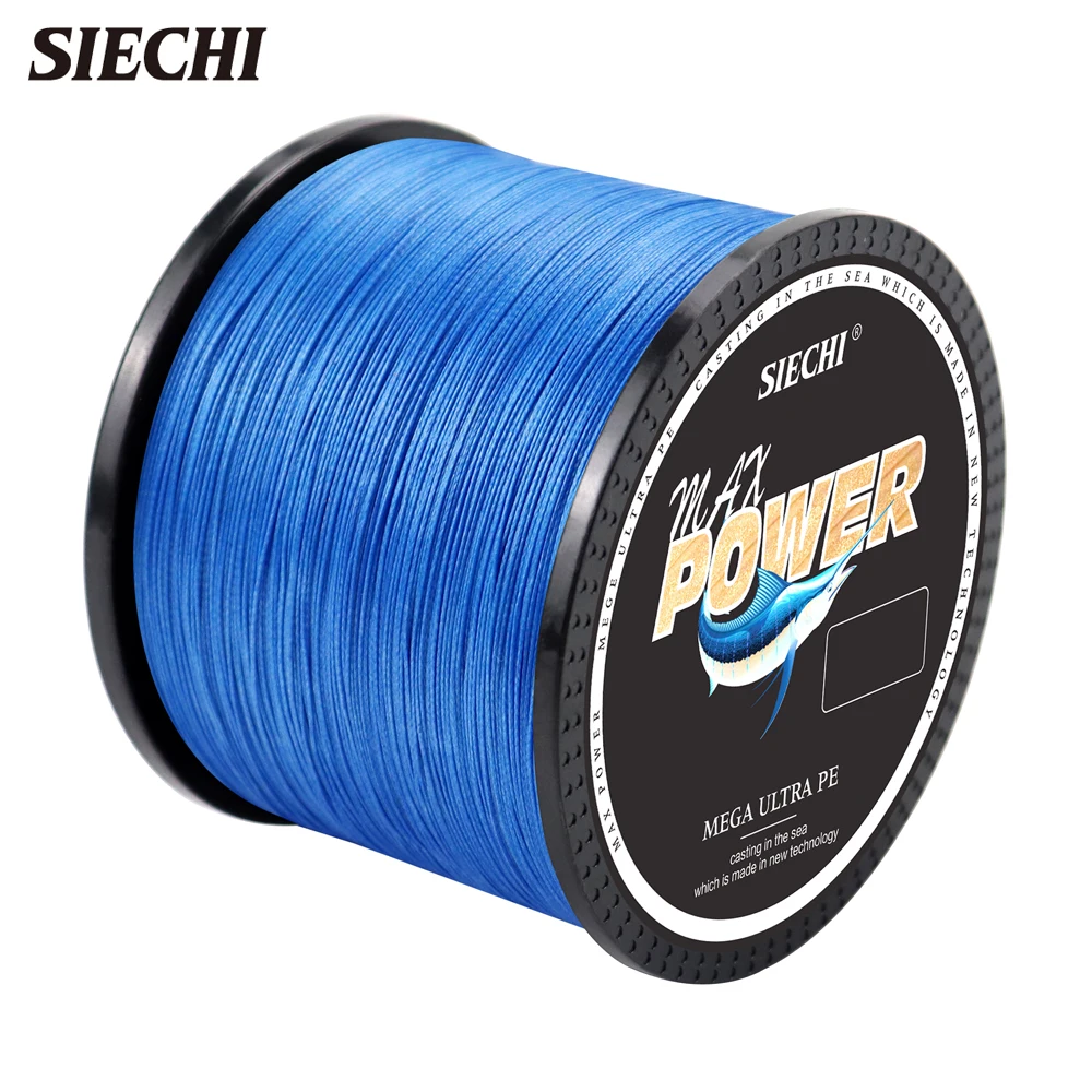 SIECHI X4 Fishing Line Braided Fishing Line 300m/500m/1000M Super Strong Multifilament Fishing line Carp Fishing pesca 10LB-82LB