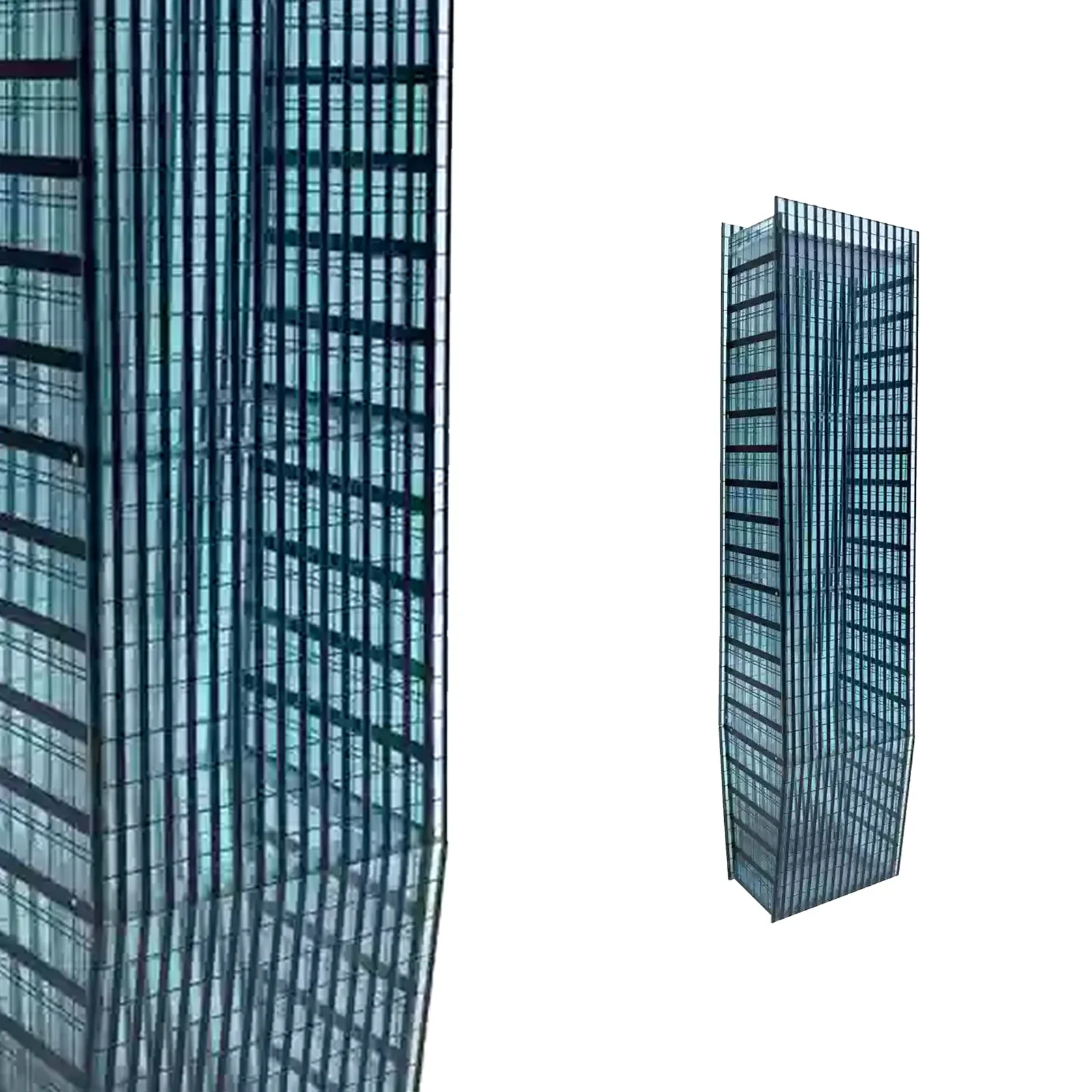 Zestaw modelu biurowego wieżowca w skali 1:350 |   Diorama architektoniczna z krajobrazem miejskim dla kolekcjonerów |   Wyświetlacz sceny miejskiej DIY