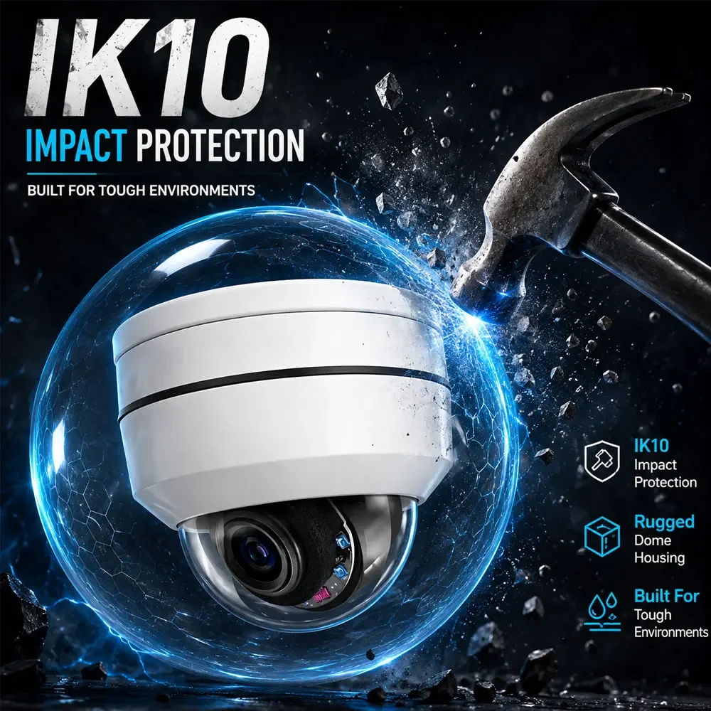 8MP 4K PTZ IP Camera Outdoor Dome PoE 12X Optical PTZ Zoom CCTV Audio Record Human Detection Surveillance Video VideoLink Camera