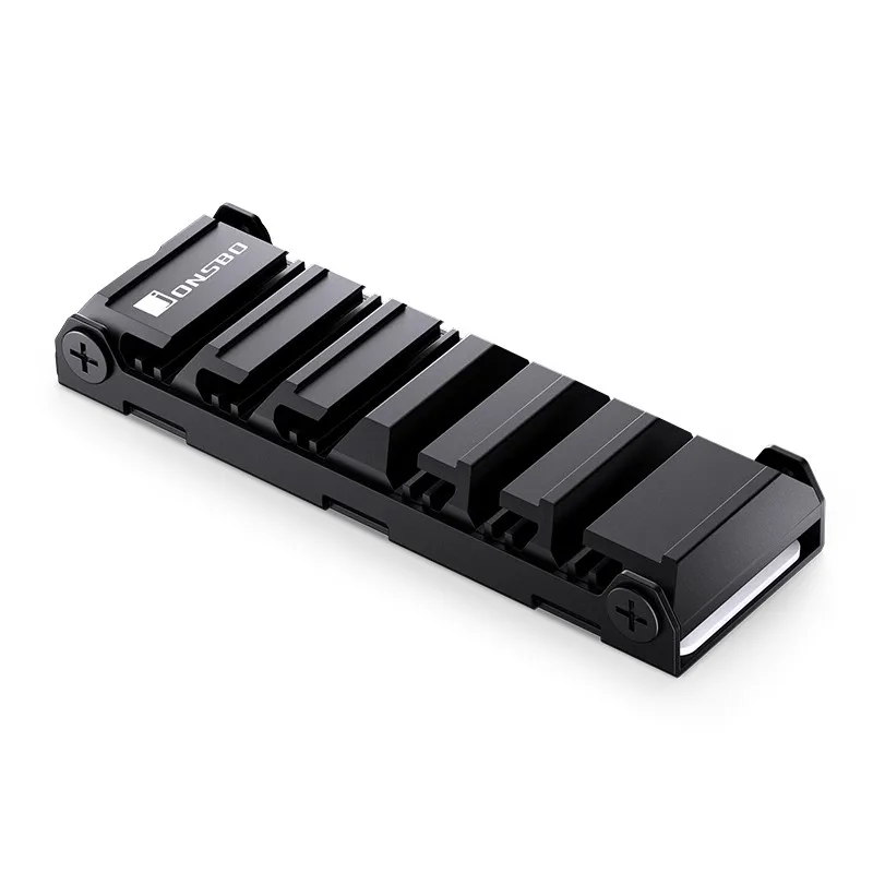 Jonsbo M201 M202 M.2 SSD disipador de calor de aluminio M.2 2280 SSD radiador de disco duro con almohadilla térmica de silicona