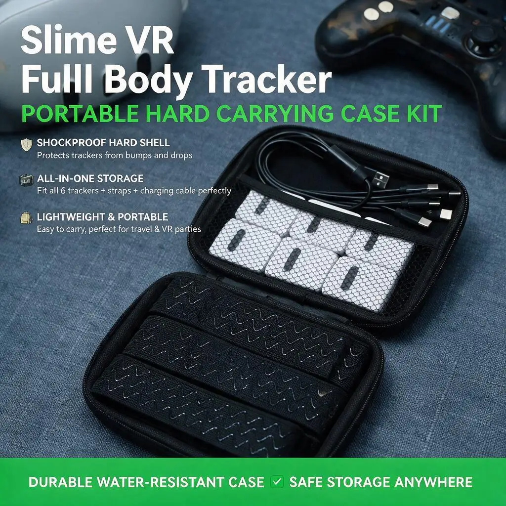 2026 New SlimeVR Full Body Motion Tracker LSM6DSV Sensor Full Body Motion Capture Device for VRchat Quest VR Gaming Accessories