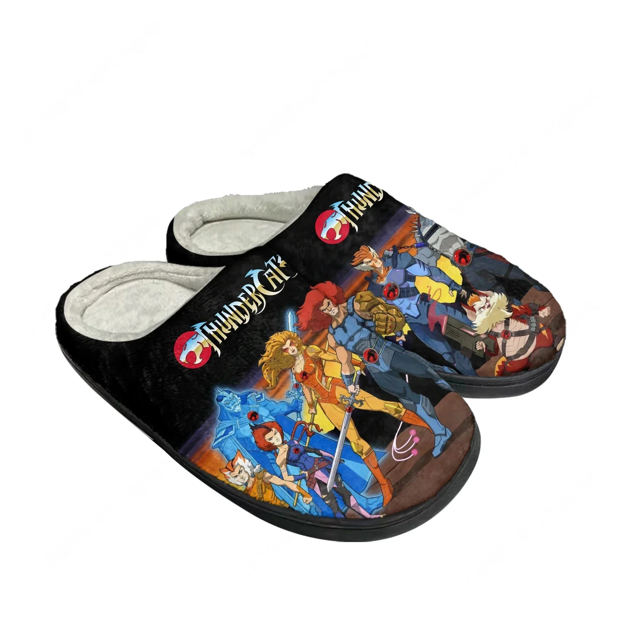

Thundercats Home Cotton Slippers Lion O Men Women Youth Boy Girl Plush Bedroom Keep Warm Shoes Anime Custom Indoor Slipper