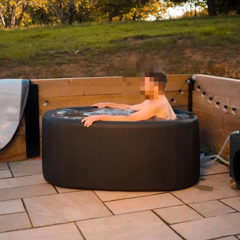 2-Year warranty, inflatable collapsible cold tub, portable ice tub for muscle soreness