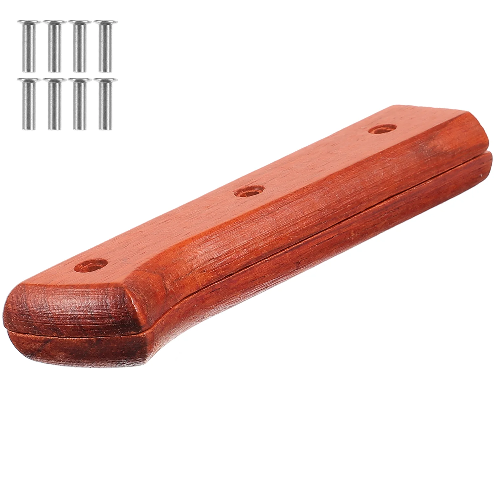 Handle Kitchen Knife Accessories (Type 1 Holed Red Pear Wood) Handles for Chef