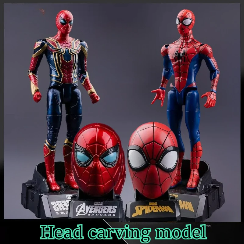 

Animation Around Spider-Man Marvel Comics Model Hand Ornaments The Avengers Birthday Gift Desktop Decoration.
