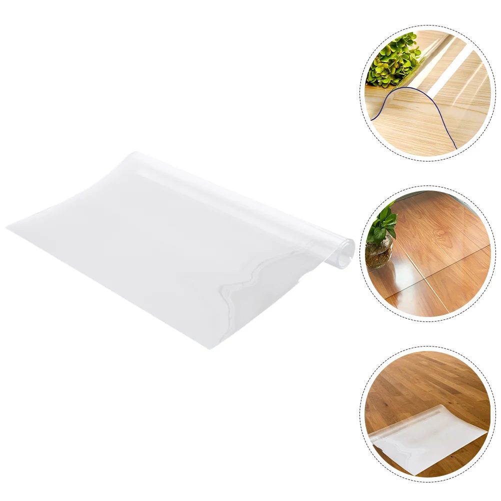 Transparent Carpet Kitchen Mat Anti-Skid  PVC Chair Mat Transparent Desk Mat for Floor Protective Bathroom Protection Protector