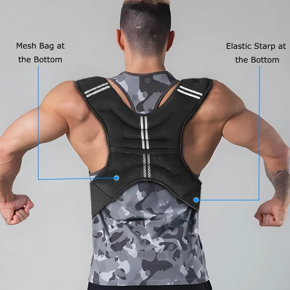 

1pcs Weighted Vest Weight Vest for Men Women Kids Weights Included,Body Weight Vests Adjustable for Running,Training Workout