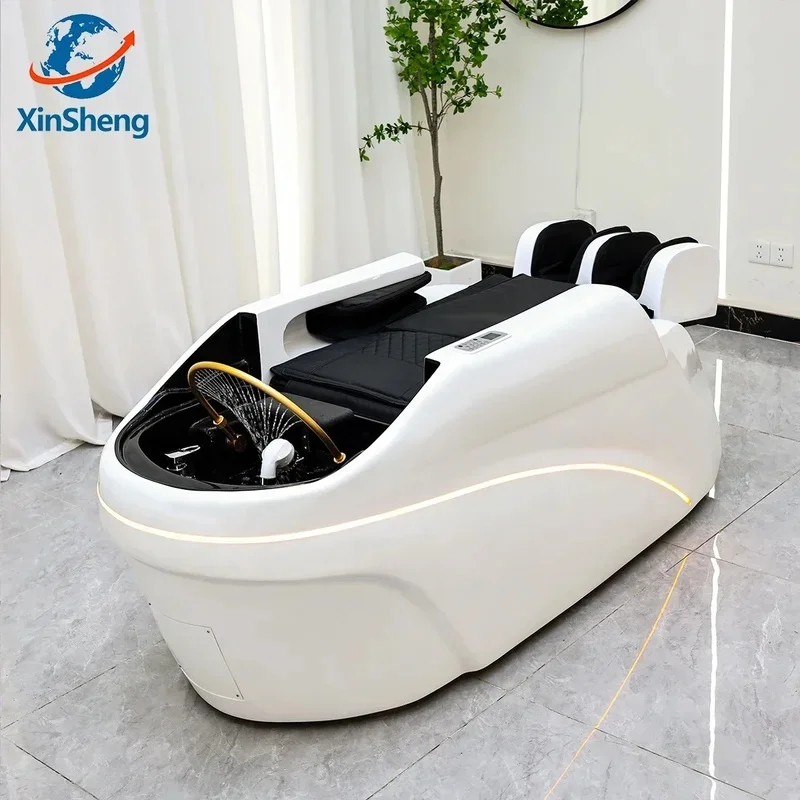 Factory Hair Salon Shampoo Bed Head SPA Fumigation Machine Electric Massage Table For Leisure Health Store Commercial Furniture