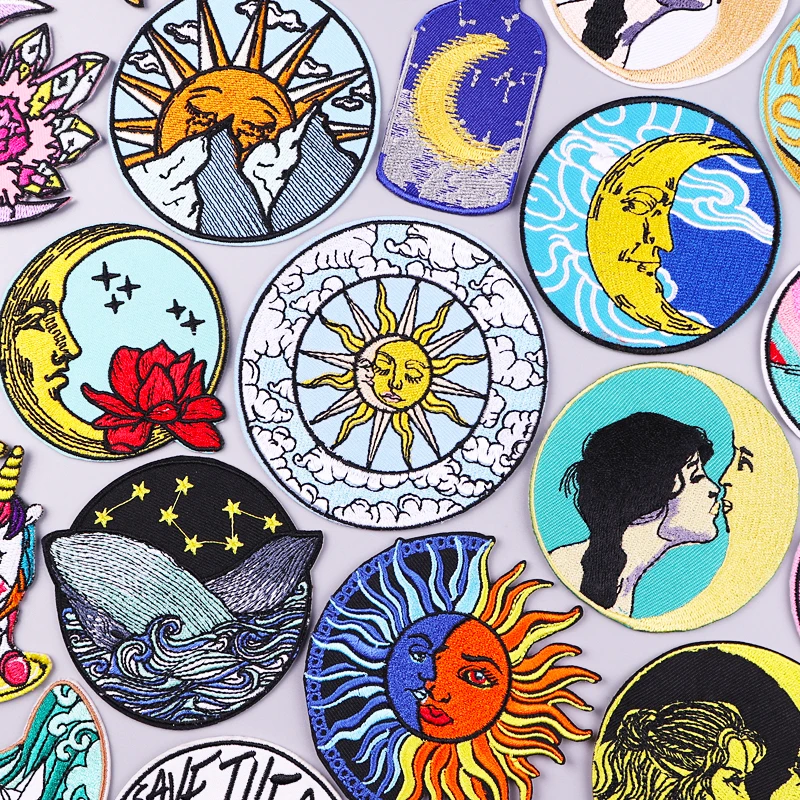 Патчи-с-вышивкой-sun-moon-термоклейкие-нашивки-для-одежды-нашивки-с-вышивкой