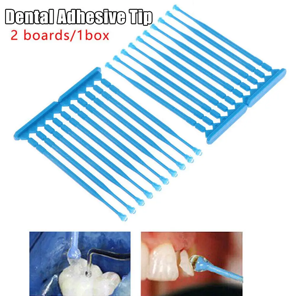 Aplicador Dental desechable, varillas adhesivas, cepillo aplicador, productos dentales de salud, materiales para el cuidado Dental, accesorios D2N5, 20 unids/lote por caja