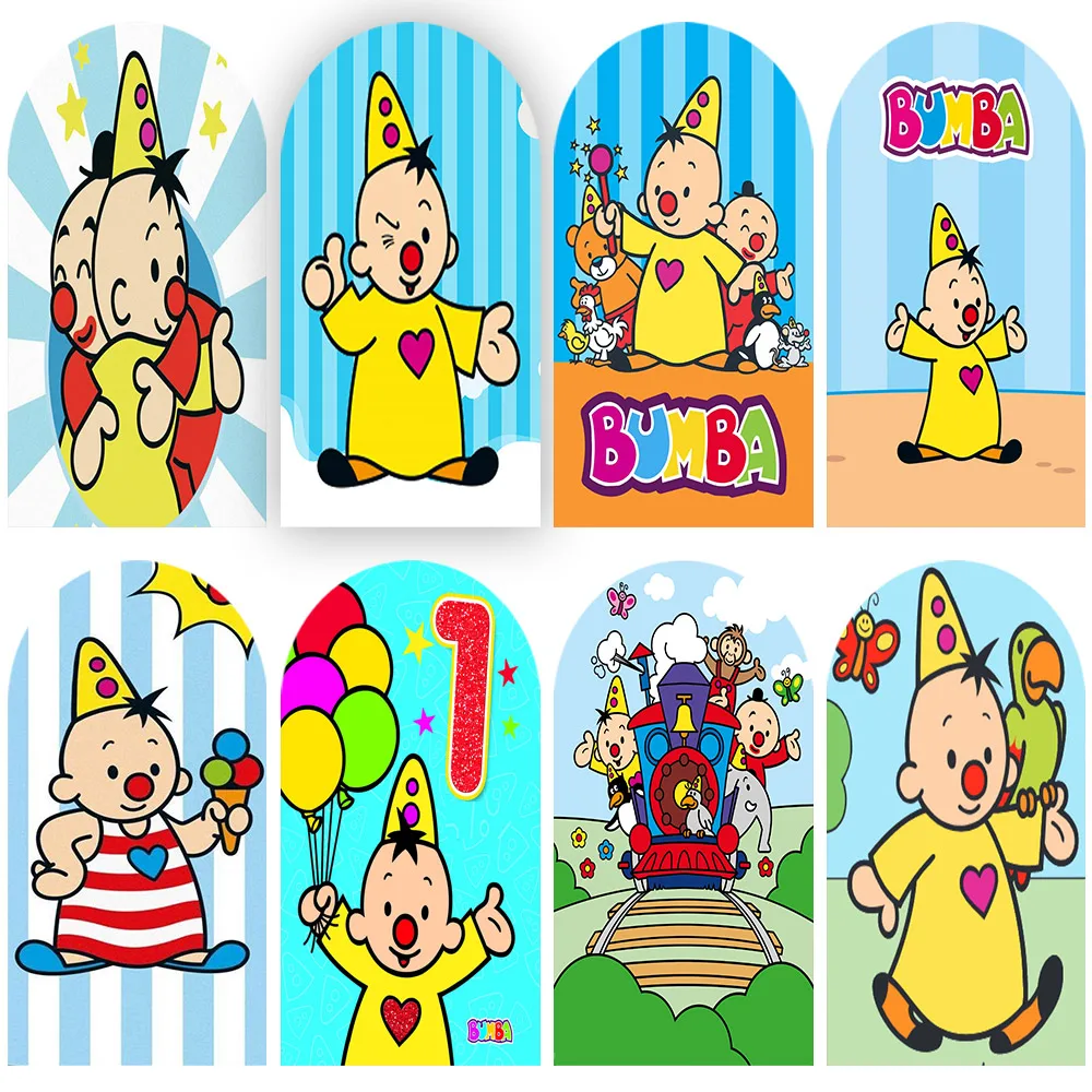 

Клоун Бумба Арка на день рождения фон украшение для мальчика и ребенка 1st Party детский душ фон для фотосъемки настенный баннер реквизит для фотосессии