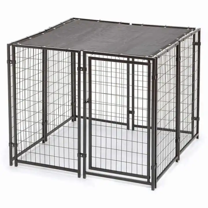 Modern Durable High-Style Commercial Dog Kennel Panels Large Outdoor Metal Cages Animal Fencing