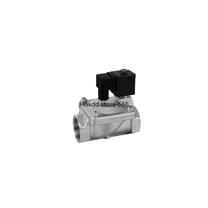 Pilot diaphragm 304 stainless steel straight-through fluororubber, piston type, slaughterhouse solenoid valve