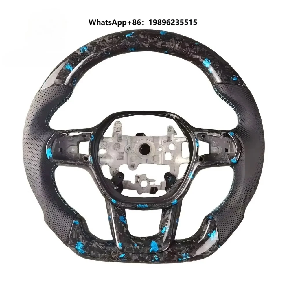Customized Forged Leather  Carbon  Fiber Sport Steering Wheel for 11 FL1 2022 2023 2024 2025