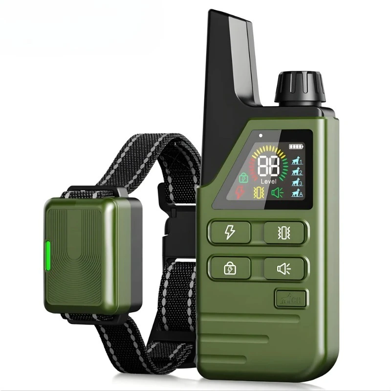 

Digital Dog Training Collar Waterproof Rechargeable Remote Control Pet LCD Display for All Size Shock Vibration Sound