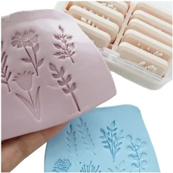 Leaves Clay Stamps leaf Cutters mold for Polymer Clay Jewelry Making Pottery Diy Ceramic earring Pendant Craft Supplies Tools