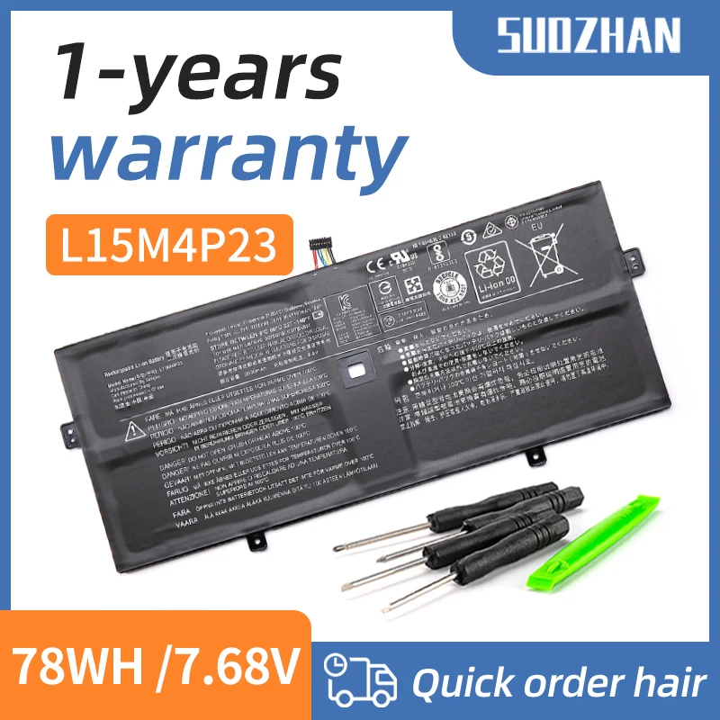 SUOZHAN L15M4P23 L15M4P21 L15C4P22 L15C4P21 Laptop Battery For Lenovo Yoga 5 Pro Ideapad Yoga 910-13IKB Glass Yoga 910-13IKB Ser