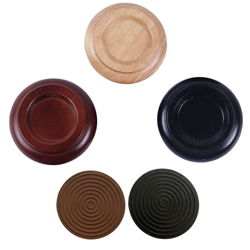 3/4Pcs Round Piano Caster Cup Soundproof Shockproof Moistureproof Compression Resistance Sofa Feet Cup Furniture Feet Protector