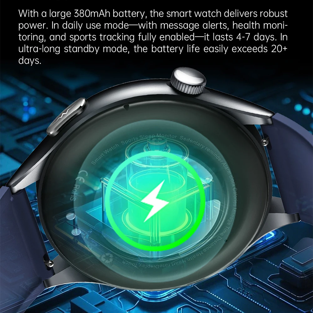 2025 جديد NFC + ECG + PPG الصحة ساعة ذكية BMI الدهون معدل ضربات القلب ضغط الدم ساعة 380mAh BT دعوة IP68 سوار رياضي مقاوم للماء #6