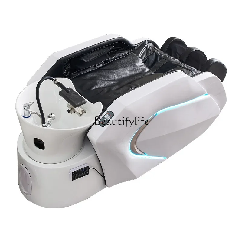 

X4 High-grade ceramic basin FRP automatic intelligent electric massage shampoo bed