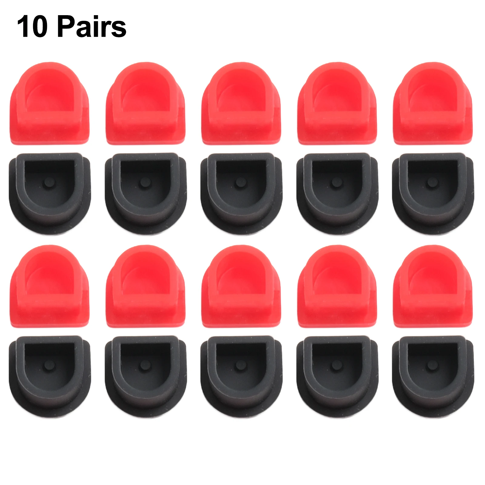 Set of Twenty Pieces Weatherproof Andersen Cable Connectors in Stylish Colors Red & Black Suitable for Fifty Amps