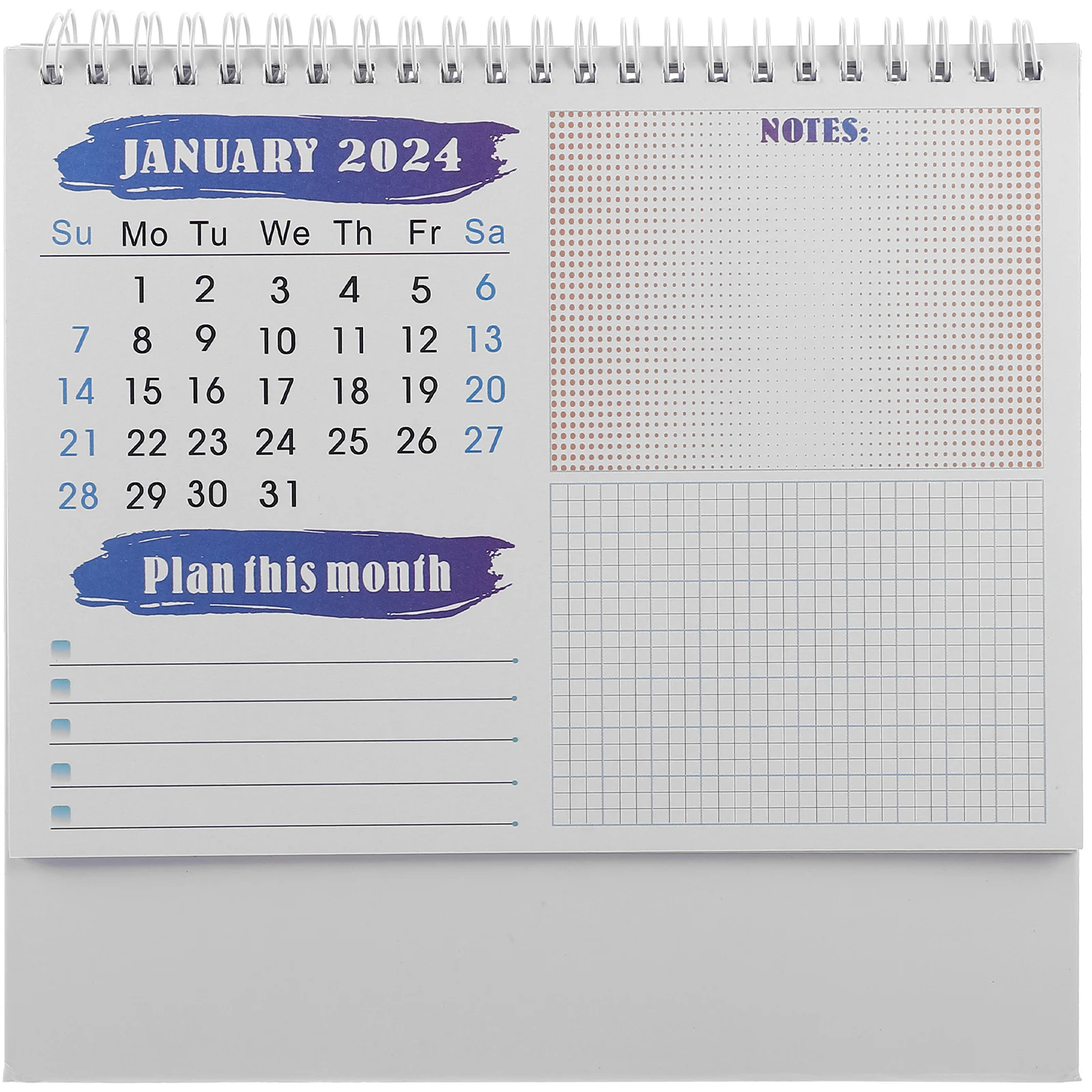 

Plan Important Events Decorative Desk Calendar 2024 Monthly Planner For Anniversaries Reminders Tabletop Calendar
