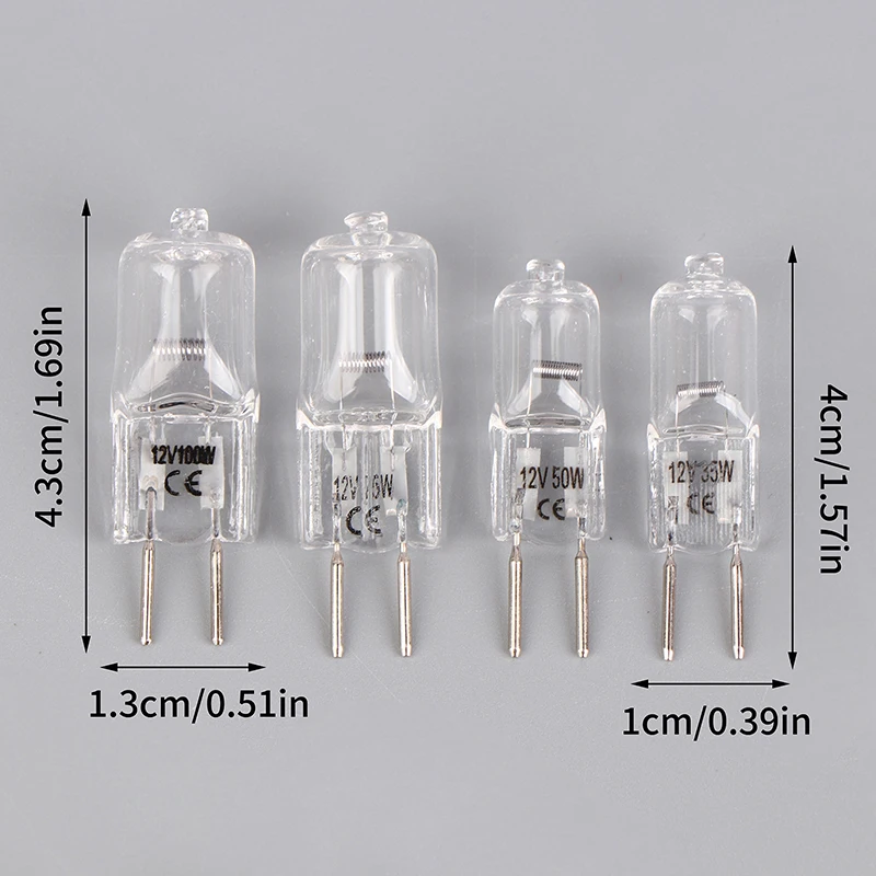 현미경 광학 기기 전구, 기계 작업 램프 전구, G6.35, 12V, 20W, 35W, 50W, 70W, 100W, 1PC