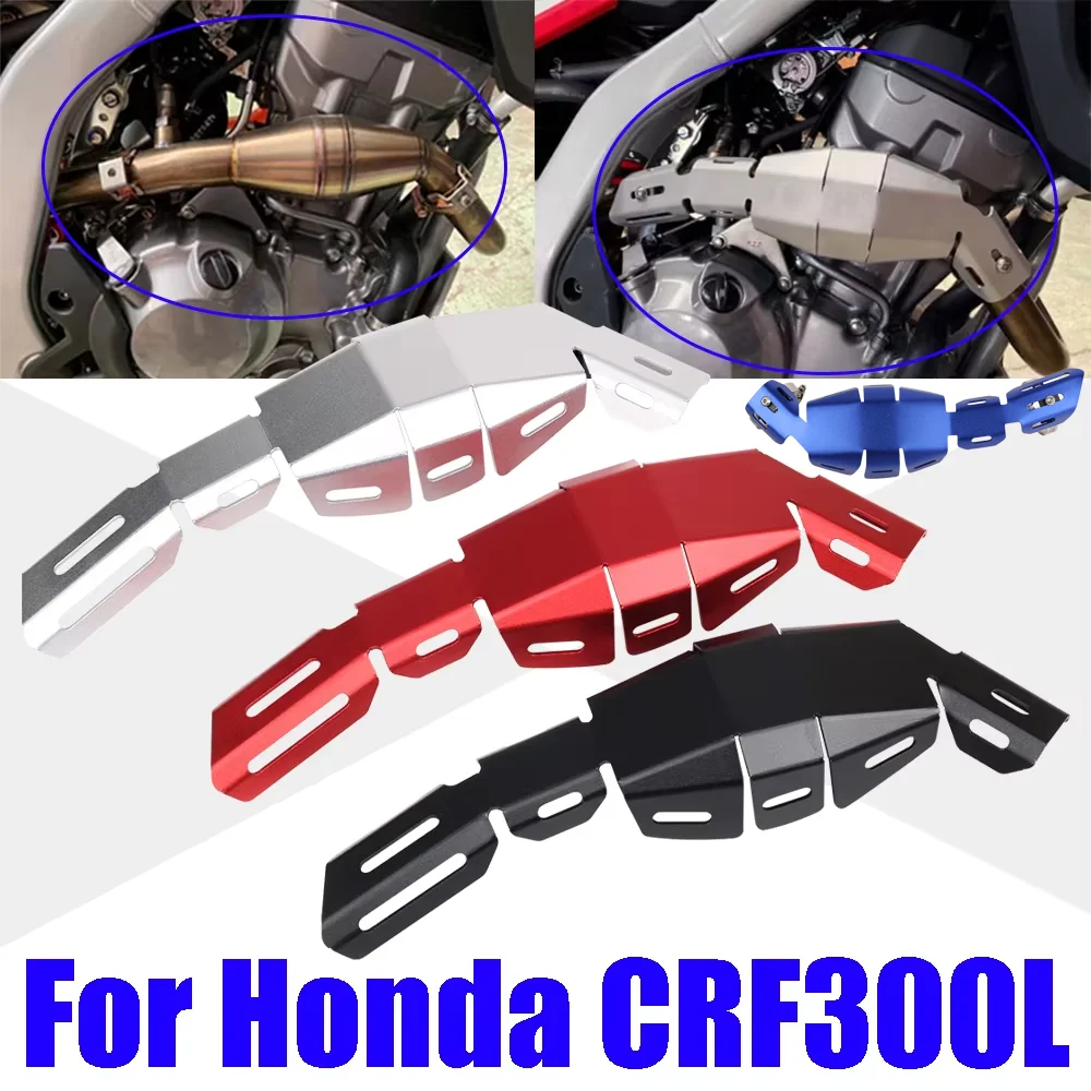 

Motorcycle Exhaust Muffler Heat Shield Guard Protector Anti-Scalding Cover For Honda CRF300L CRF300 L CRF 300 L 300L Accessories