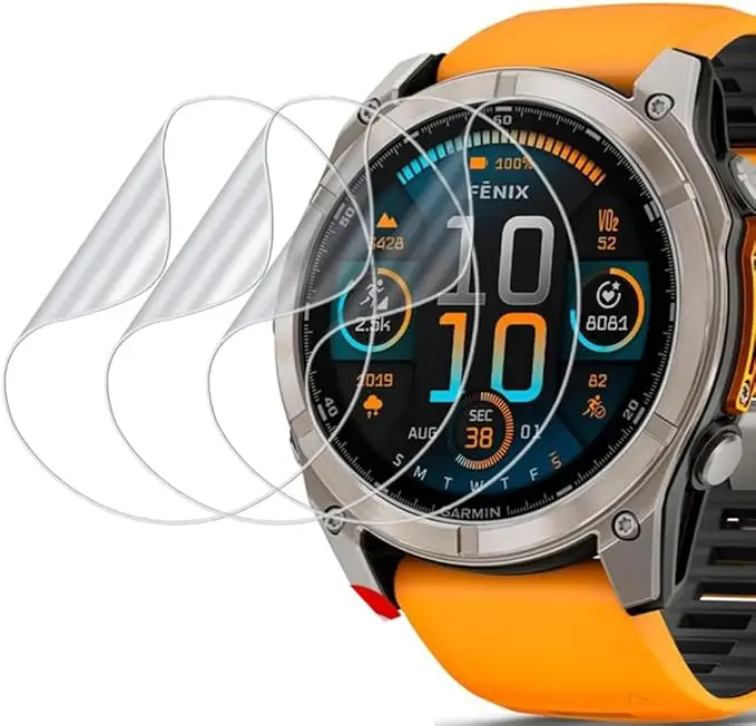1-3Pcs Hydrogel Film For Garmin Fenix 8 51mm 47mm 43mm Smartwatch Screen Anti-scratch Protector Film Accessories